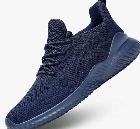 Lightweight Knit Running Shoes – Breathable Walking Sneakers for Men
